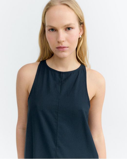 Thinking Mu Black Short Hand Embroidered Dress Fish Aniela