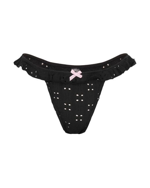 Wild Lovers Black Aria Thong