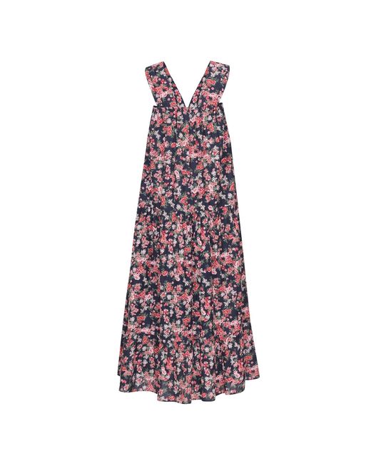 Em & Shi Purple Midnight Love Tiered Dress