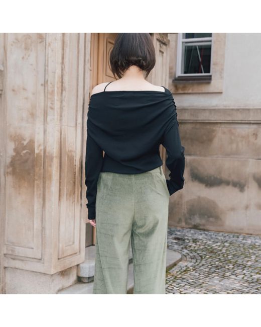 LA FEMME MIMI Green 'Light Trousers