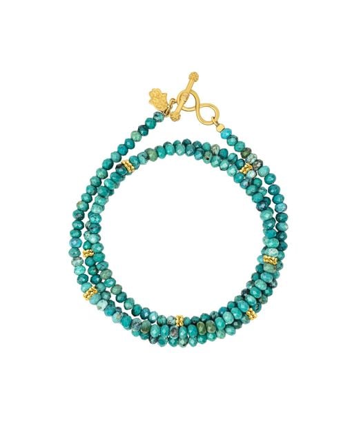 Karma and Luck Blue Infinity Wrap Bracelet – Balance & Energy Gemstone Jewelry – Serene Mindset