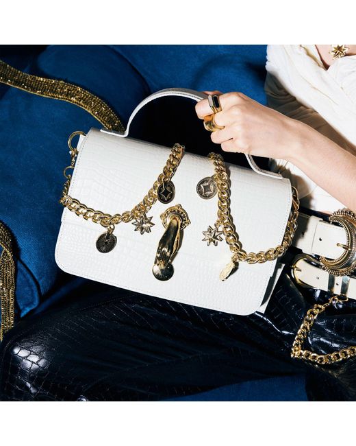 Indigolush Metallic Chain Belt