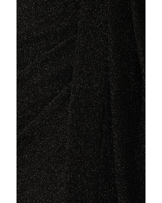 SACHA DRAKE Black Merle Strapless Maxi Dress