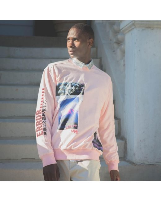 Quillattire Blue Bamboo 'Error' Sweatshirt for men