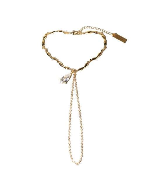 Studio Baloge Metallic Lumina Molten Hand Chain