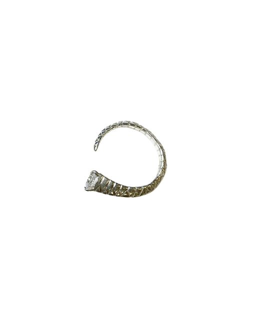 Aki Roc Jewelry White Rise Ring Sterling