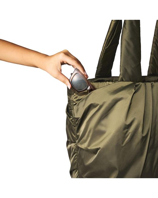 Tyvy New York Green The Aviator Medium Tote