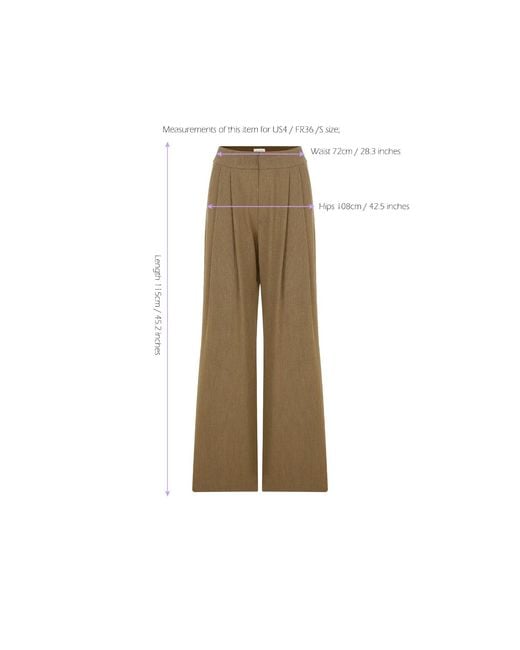 NAZLI CEREN Natural Tina Trousers