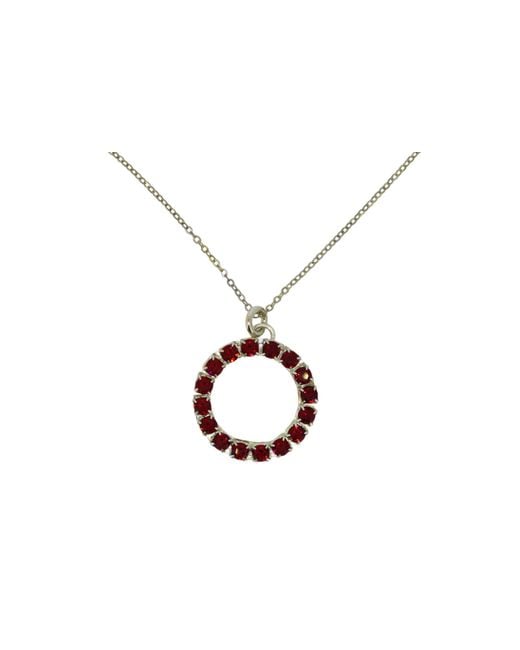 Vicki Sarge Black The Hoop Necklace