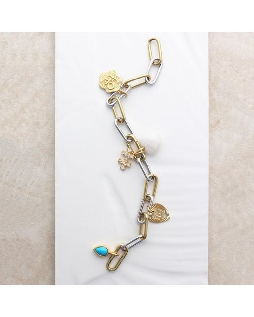Hye Jane Jewelry Metallic Billie Two Tone Charm Bracelet