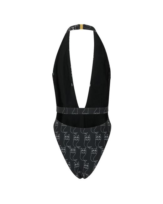 Catnip and Seaweed Black The One-Piece Swimsuit