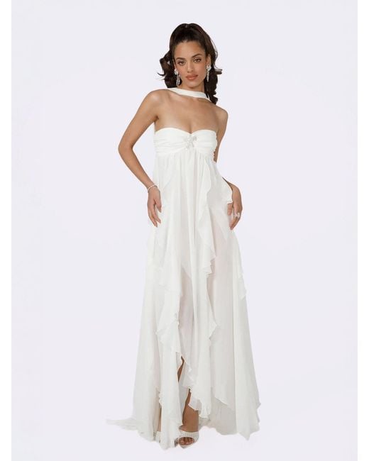 Nana Jacqueline White Mariah Dress