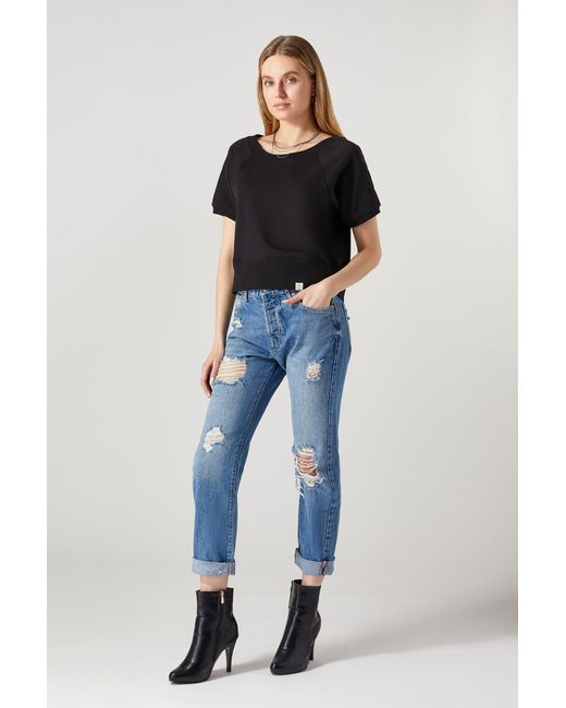 LOVETRUST Black Tori Tee Sweatshirt