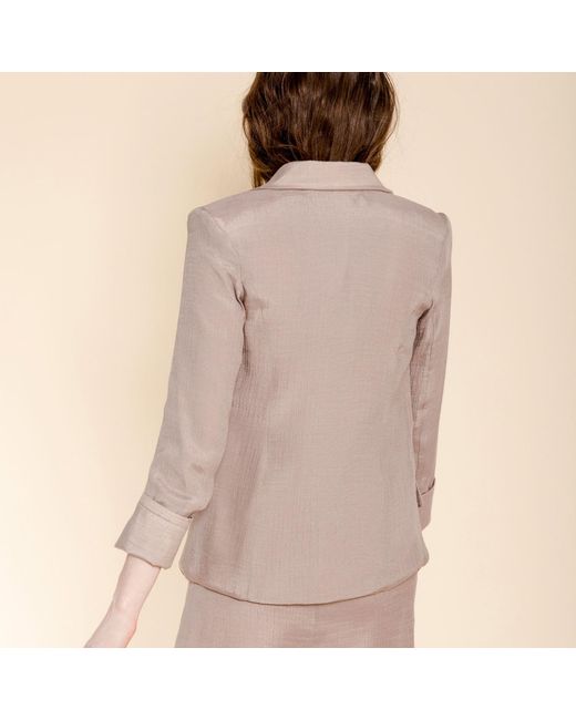Misha Vaidya Brown Koa Jacket