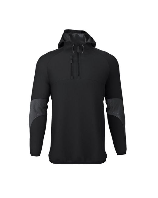 NUMBAT Black Weatherproof Hooded Jacket for men
