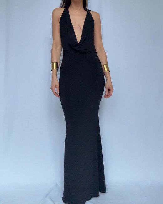 Alia Studio Black Muse Maxi Dress