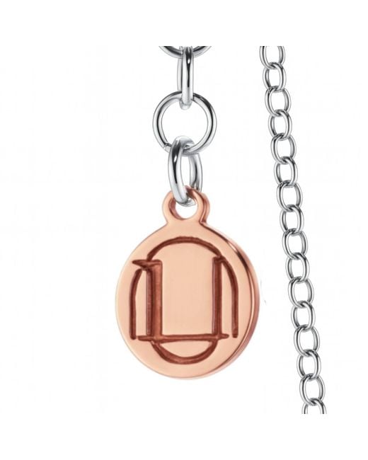 Unaloe Metallic Valencia Rose Necklace
