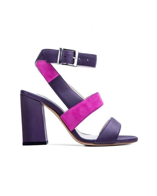 Rosamund Muir London Purple Stefana Testaccio Sandals