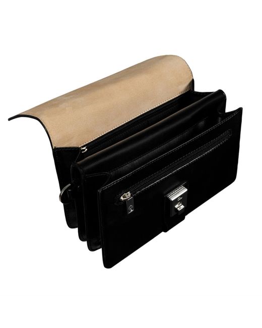 Time Resistance Black Leather Clutch Purse for men