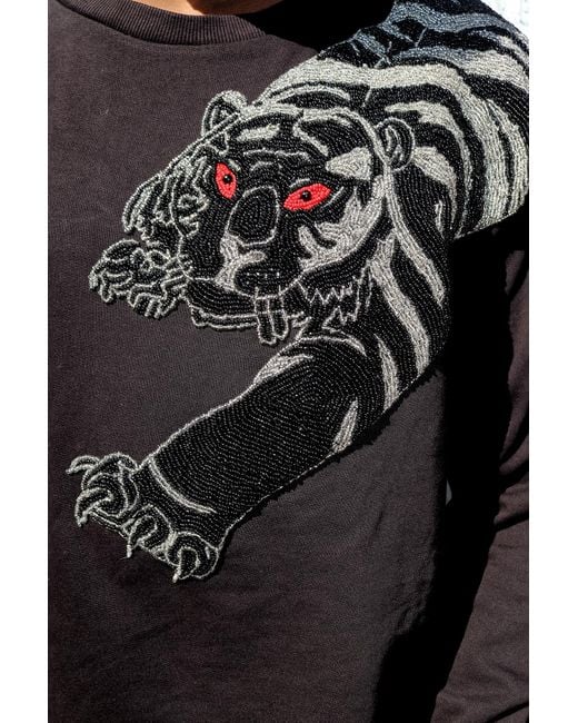 Any Old Iron Black Tiger Sweatshirt for men