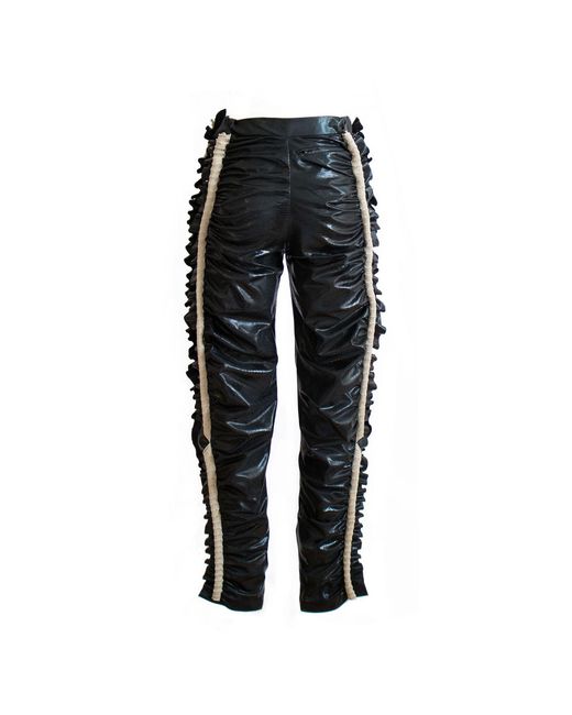 Ccy Currency Blue Frill Pants
