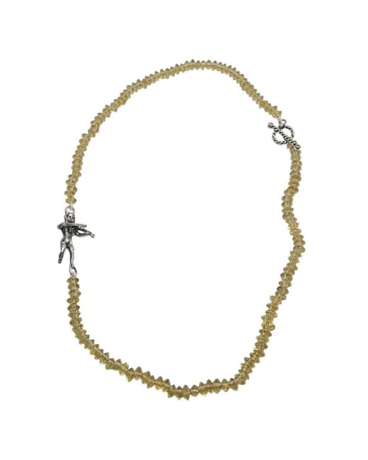 Tg-Jewellery by Tamara Gervasio Metallic Cherub Serenade Necklace – Handcrafted Sterling & Glass Beads