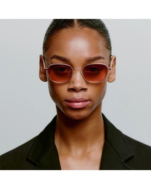 A.Kjærbede Pink Hello Sunglasses Rosegold for men