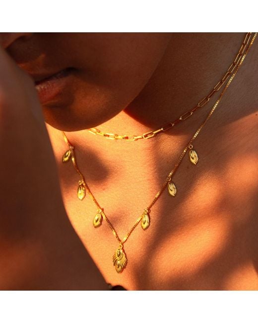 Seven Saints Metallic Artemis Slider Choker Necklace, Over Sterling