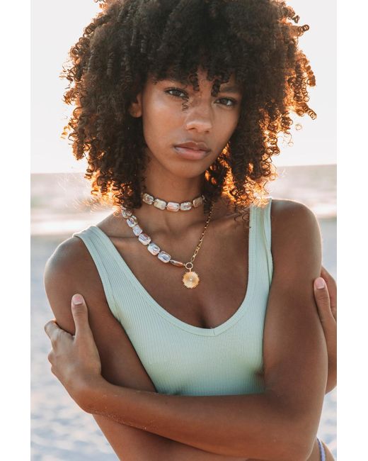 Adriana Pappas Designs Metallic Eye On You Necklace