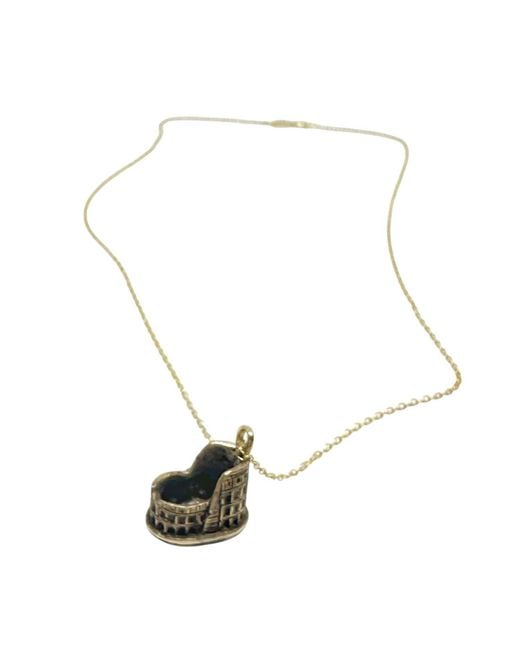 Tg-Jewellery by Tamara Gervasio Metallic Colosseum Pendant – Handcrafted Sterling Or Flash-Plated