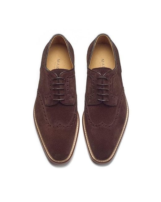 Mariano Shoes Brown Gandra Oxford for men