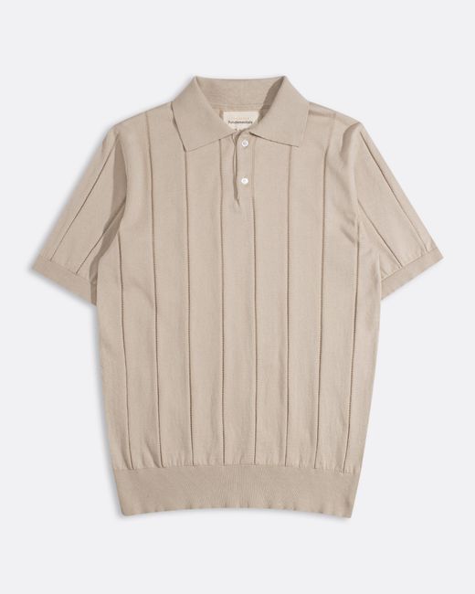 Far Afield Natural Neutrals Jacobs Knit Polo for men