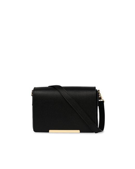 Apatchy London Black The Newbury Leather Crossbody Bag