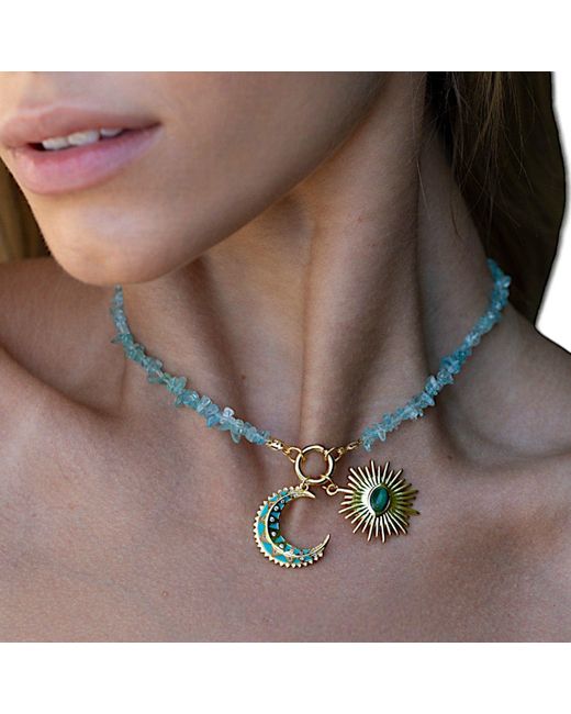 Alexie of Athens Metallic Radiant Eye Amulet