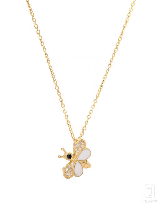 The Jewelz Metallic Flutter Muse Butterfly Pendant