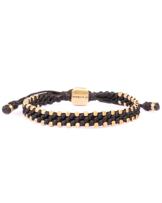 Harbour Uk Brown Harrogate Connection Brass Rope Bracelet