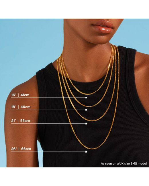 7879 Metallic Diamond Cut Curb Chain Necklace
