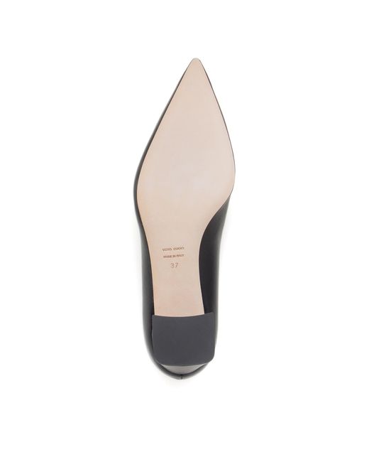 Beautiisoles by Robyn Shreiber Made in Italy Black Corina Comfortable Leather Low Heel Pump Work Or Valentine Evening