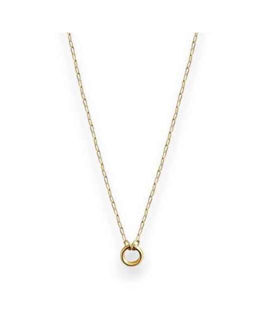 Alexie of Athens Metallic Dainty Paperclip Charm Chain