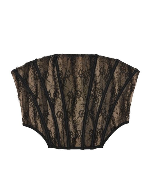 Perilla Lingerie Black Palermo Corset