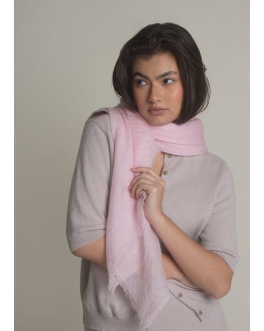 Fiora Muse Black Ultralight Cashmere Shawl