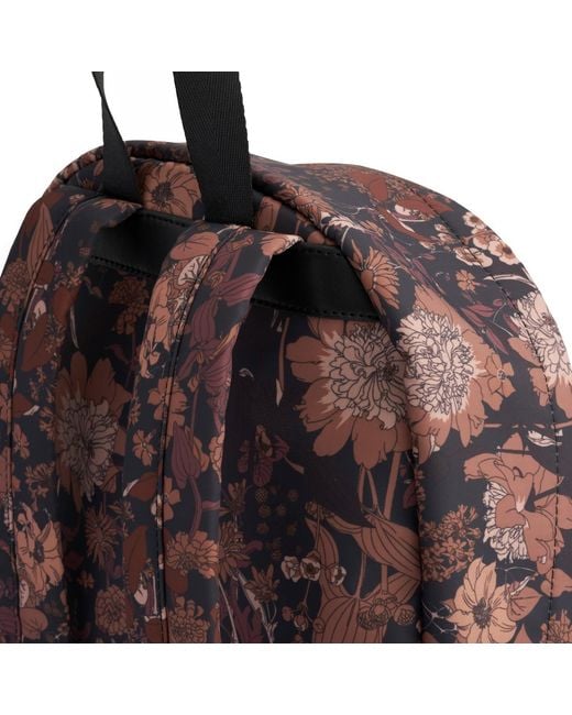 Fable England Brown Deco Blooms Large Backpack