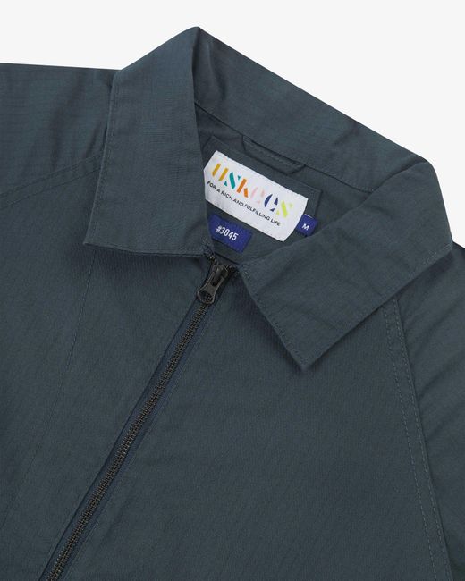 Uskees Blue Ripstop Field Jacket for men
