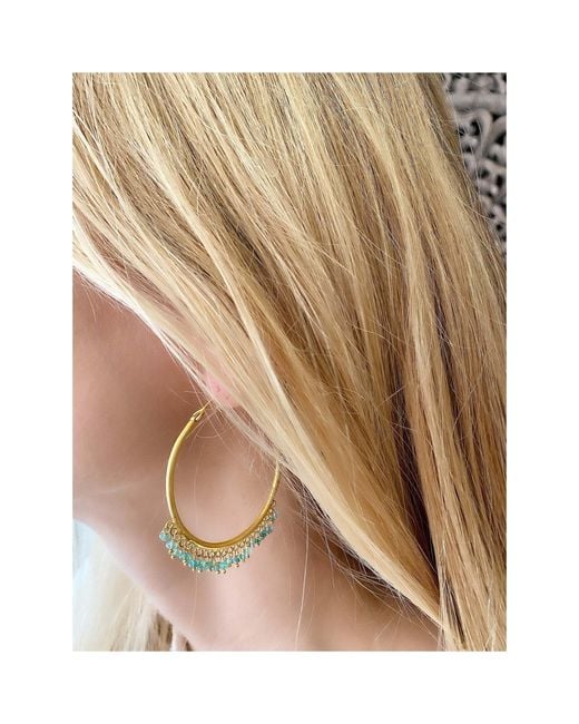 Opium Jewels Metallic Large Cascade Hoops