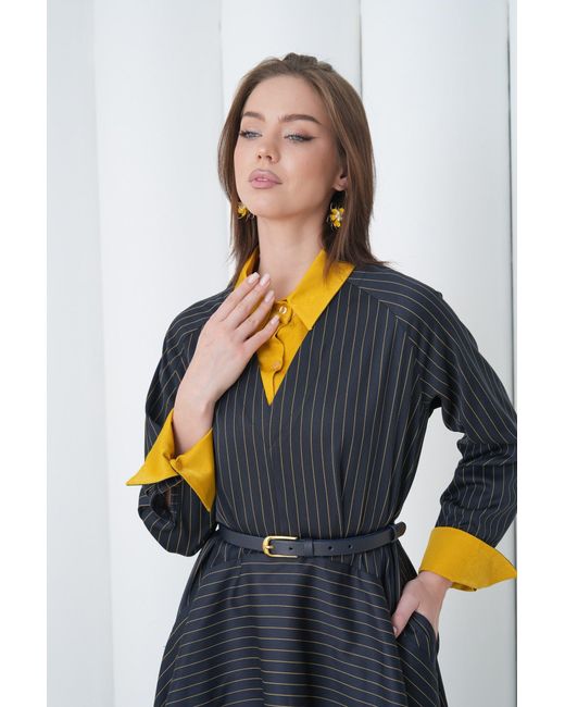 Lumina Eligma Blue Aurelia Sculpt Dress