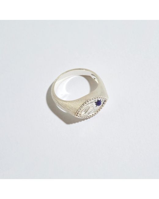 Claire Hill Designs White Fuck Shorthand Signet Ring