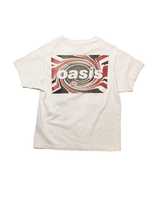 Other Uk White Oasis Flag Vintage T-Shirt for men