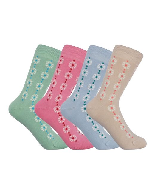 Peper Harow - Made in England Red Daisy Socks – Bundle