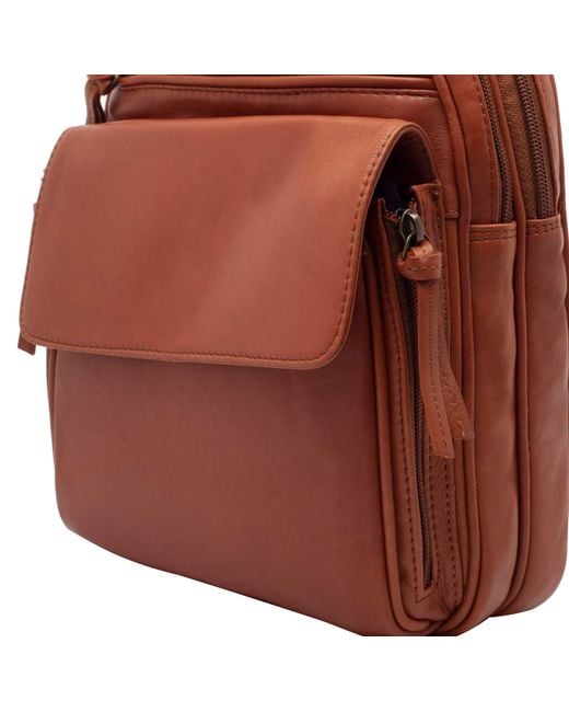 Lloyd Baker Brown Sikkim Leather Backpack