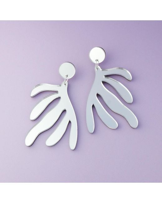 By Chavelli Blue Matisse Earrings